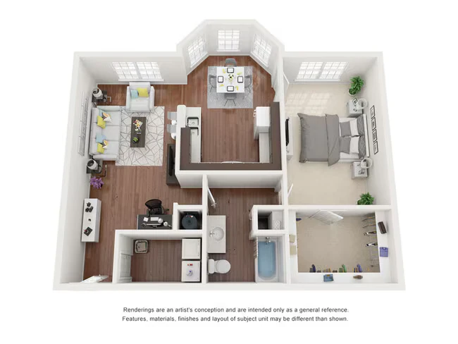 A1.P8 - Essential Housing Unit 1514 floor plan